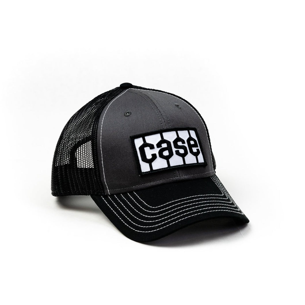 Case Tread Logo Hat, Gray/Black Mesh