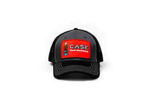 Case Eagle Logo Hat, Gray/Black Mesh