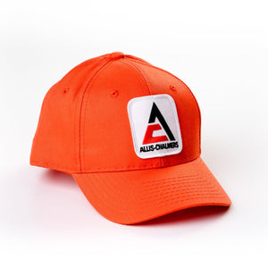 YOUTH -Size New Allis Chalmers Logo Solid Orange Hat