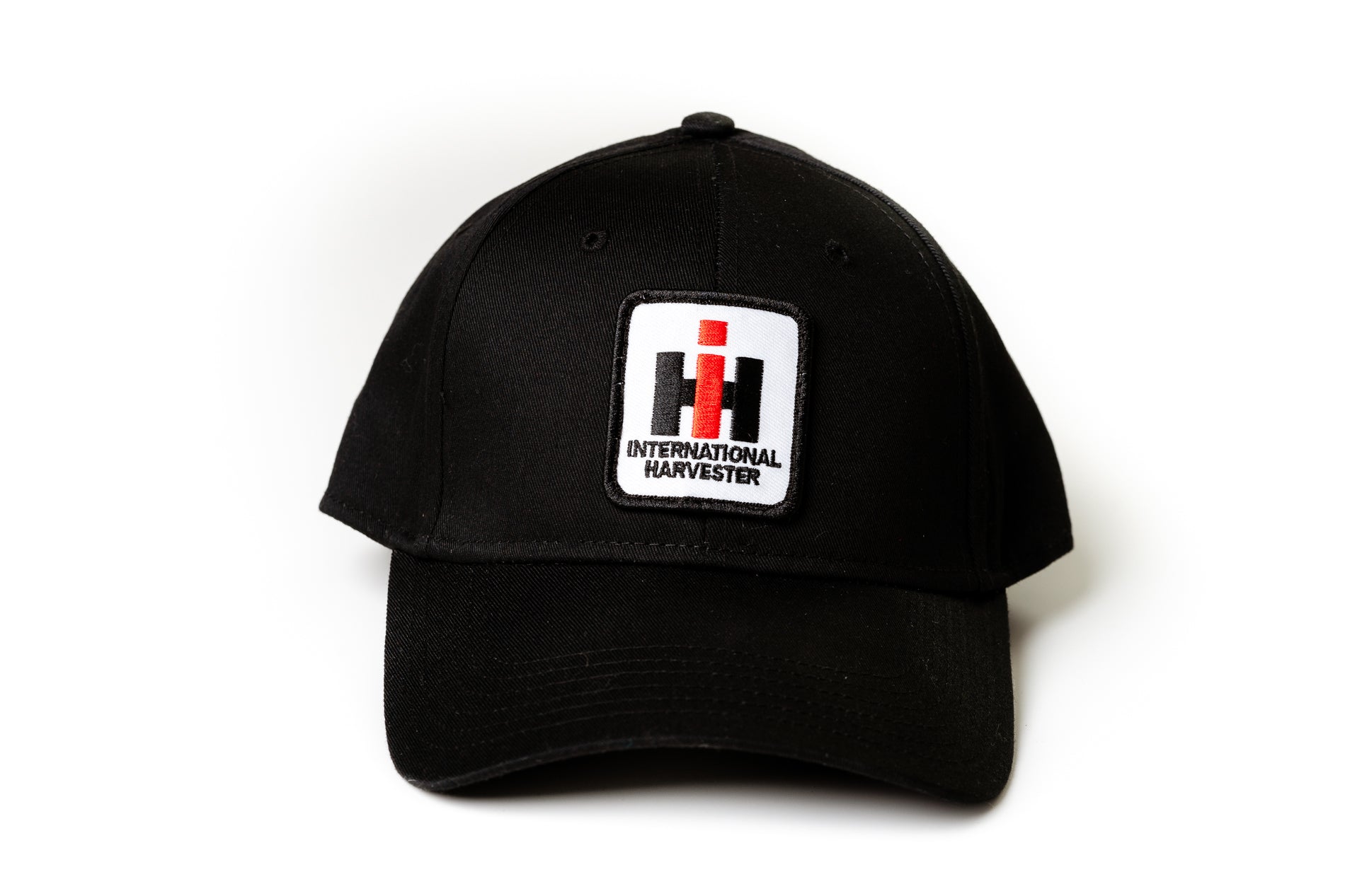 International Harvester Hat, Solid Black, Choose Adult, Youth or Toddler Size