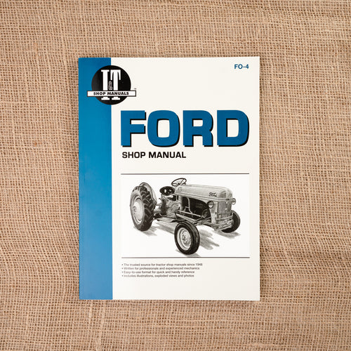 Ford Shop Service Manual, 8N, 9N, 2N