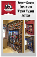 Shower Curtain and Window Valance Pattern