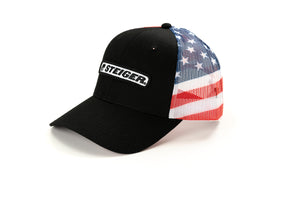 Steiger Logo Hat, Flag Mesh