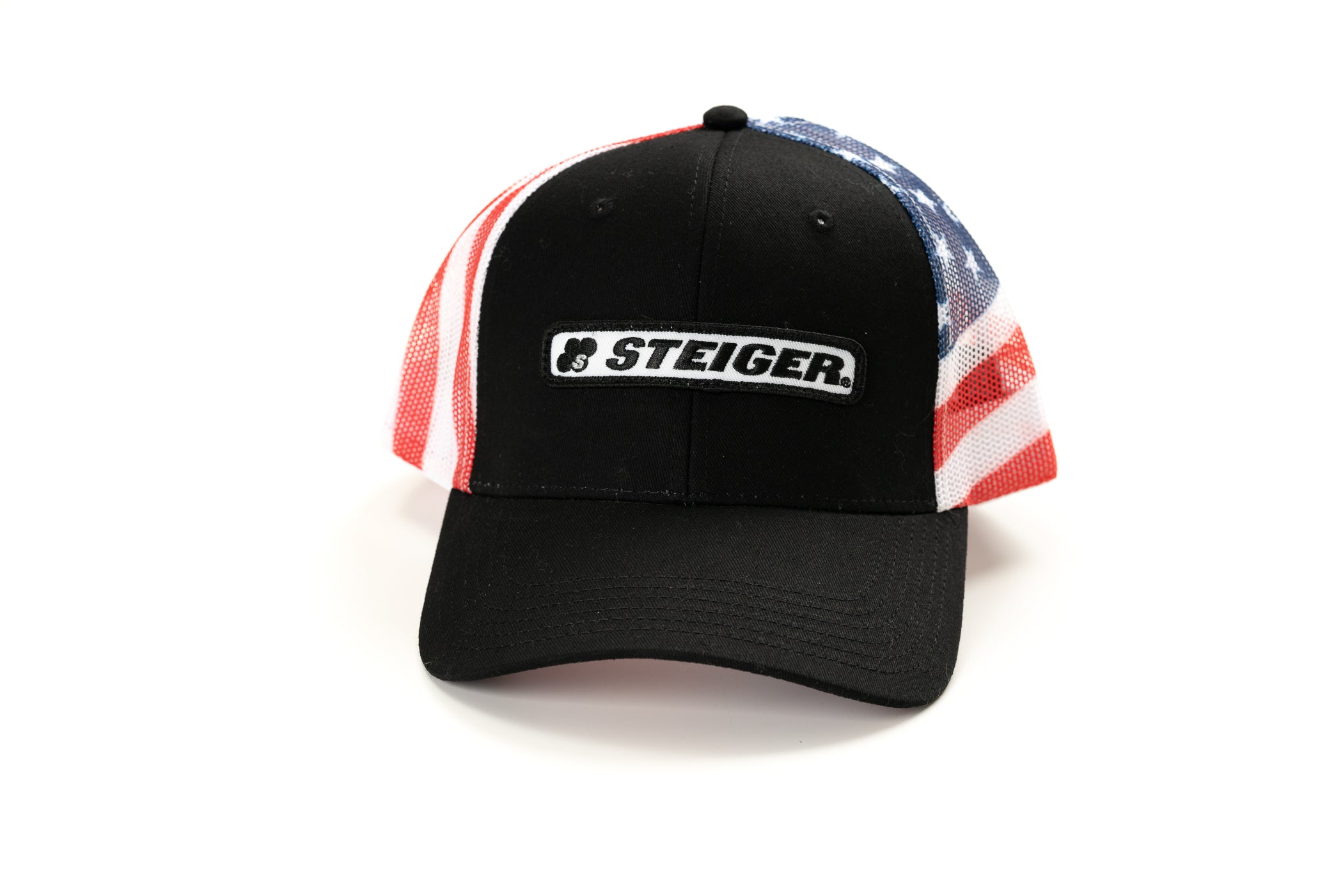 Steiger Logo Hat, Flag Mesh