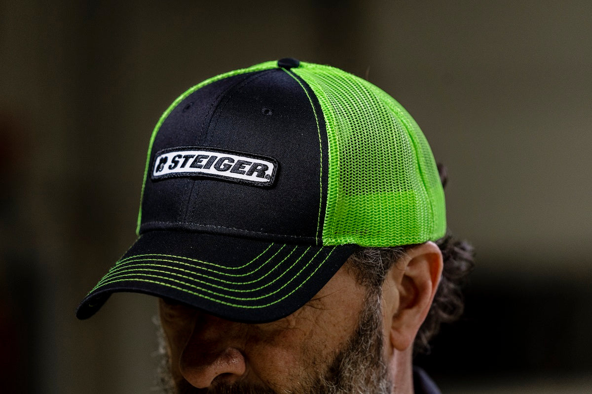 Steiger Logo Hat, Neon