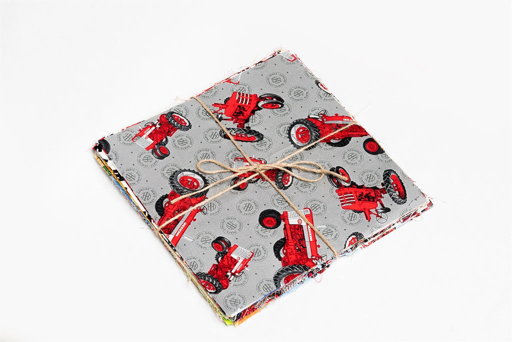 Farmall/IH Fabric Sampler: Thirty-six 10" Squares