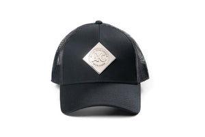 Allis Chalmers Hat, Liquid Metal Vintage Logo, Black Mesh