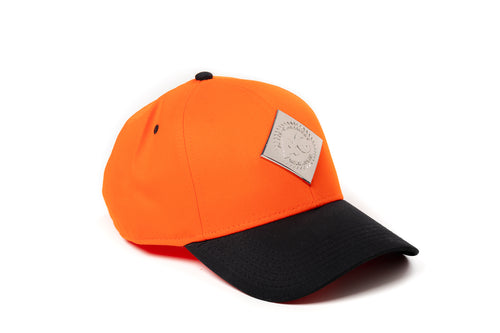 Allis Chalmers Hat, Liquid Metal Vintage Logo, Orange/Black
