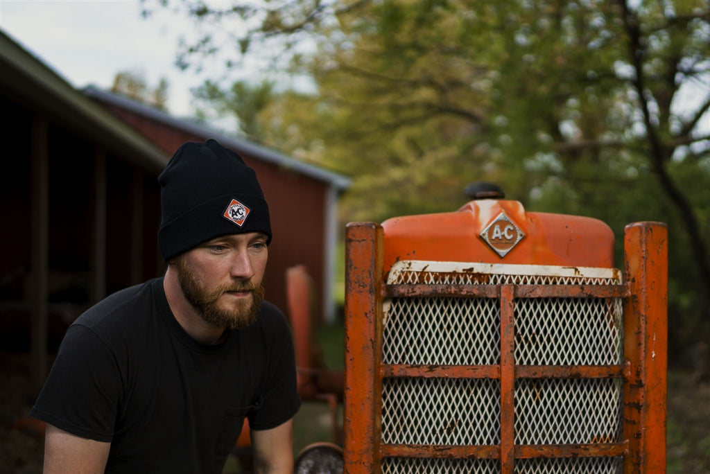 Vintage Allis Chalmers Logo Knit Hat
