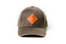 Load image into Gallery viewer, Vintage Allis Chalmers Leather Hat, Oil Distressed