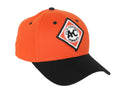 Allis Chalmers Hat, vintage logo, orange and black