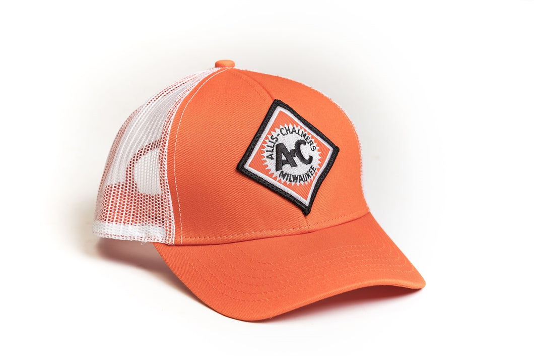 Vintage AC Hat, Orange with Mesh Back