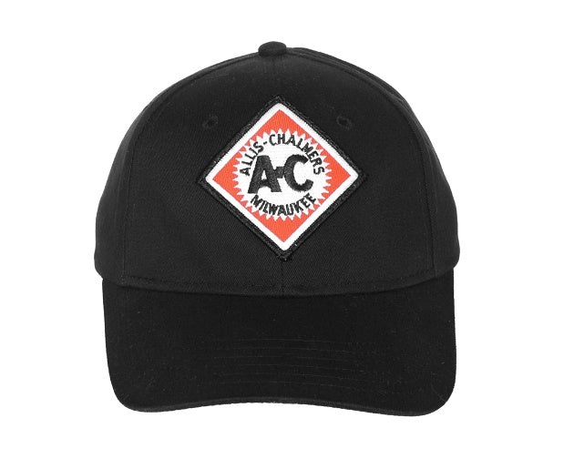 YOUTH -Size Vintage Allis Chalmers Logo Solid Black Hat