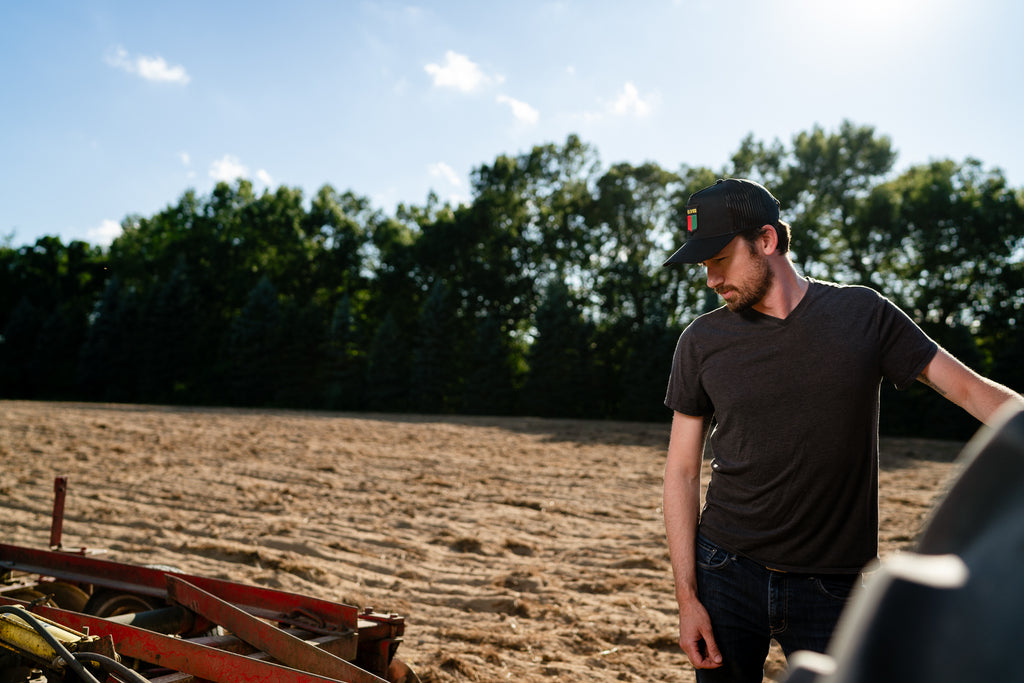 Vintage Oliver Trucker Cap, black mesh