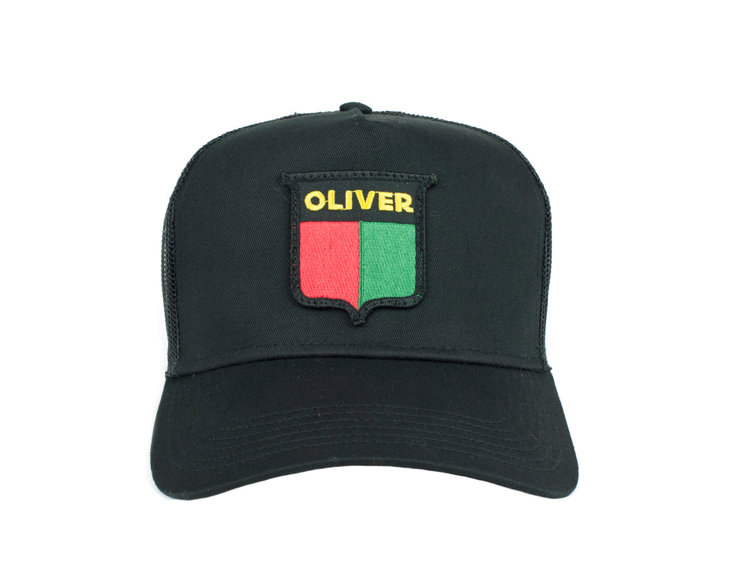Vintage Oliver Trucker Cap, black mesh