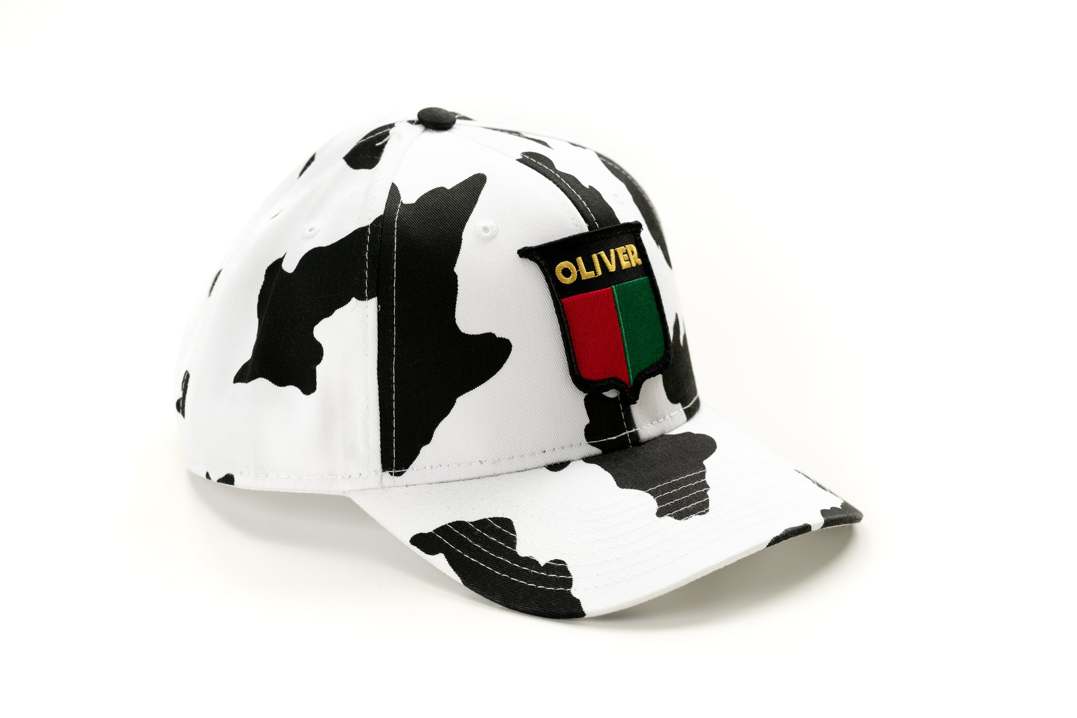 Vintage Oliver Logo Hat, Cow Print