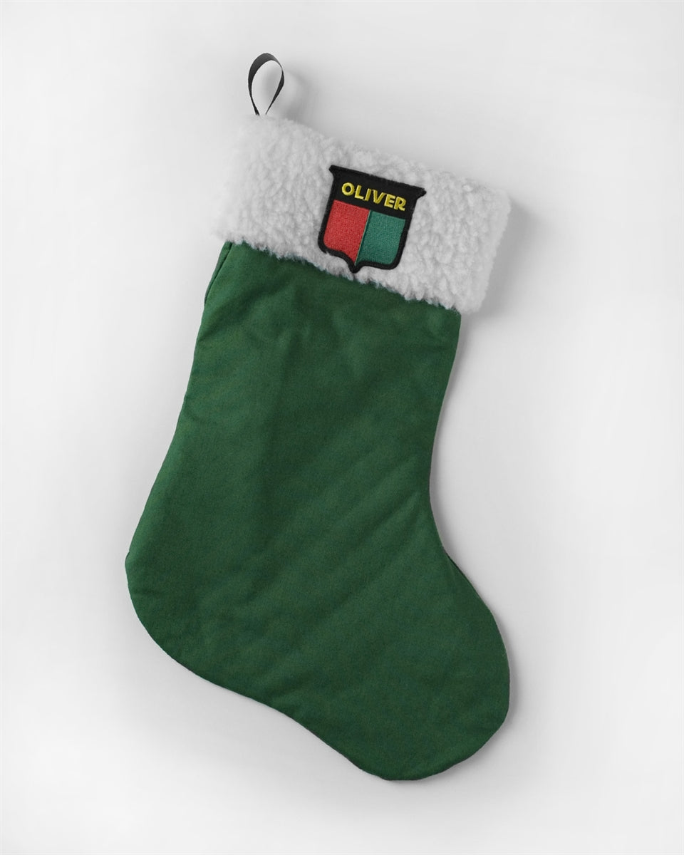 Oliver Christmas Stocking, Vintage Logo
